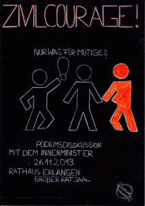 Entwurf des Plakats von Leonie Büttner, 9e