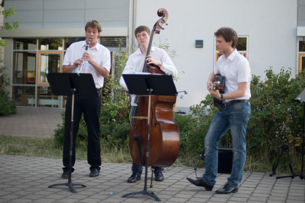 Auftritt der „Swinging KlezMen“ (Juli 2014)
