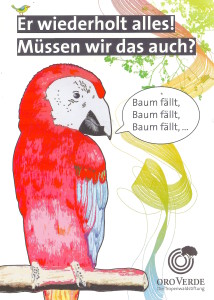 Plakat zum Plakatwettbewerb der Oro-Verdestiftung
