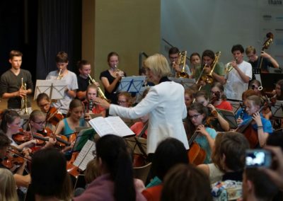 Peter und der Wolf (Singspiel der Theatergruppe der 6. Klassen und des Unterstufenorchesters - Juli 2018)