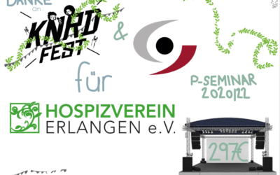 P-Seminar „Let’s host a Punk Rock Show“ spendet 297 Euro an Hospizverein Erlangen