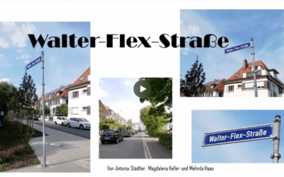 Filmprojekt „Belastete Straßennamen“ der Klasse 9d