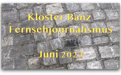 Impressionen vom Medienseminar „Fernsehjournalismus“ auf Kloster Banz (18.-21.6. 2023)