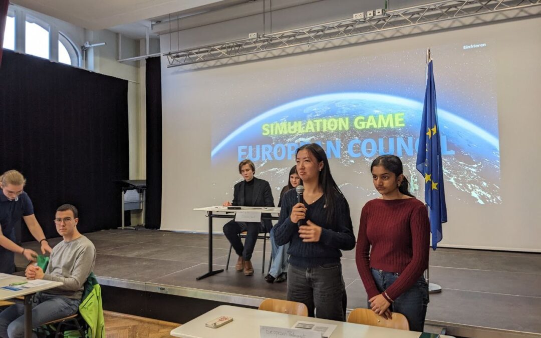 Europaplanspiel mit schwedischen Gästen