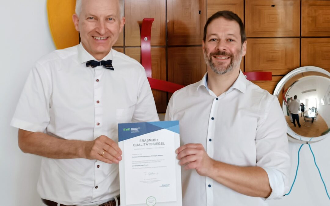 Auszeichnung mit dem Erasmus+ Qualitätssiegel