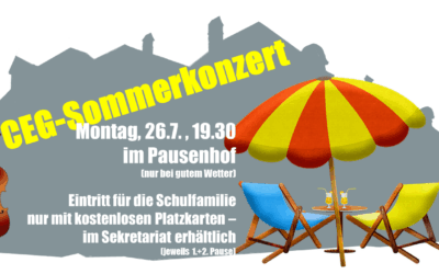 CEG Sommerkonzert 2021