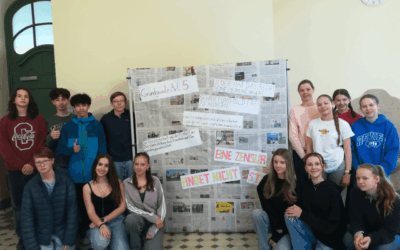 Zeitung und Demokratie – ein Projekt im Deutschunterricht der Klasse 8b