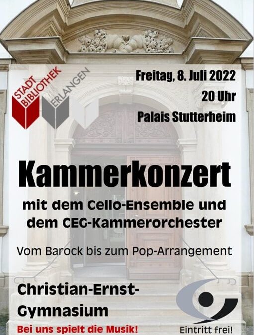 Kammerkonzert in der Stadtbücherei am 8. Juli 2022
