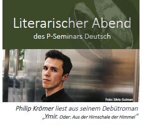 Philip Krömer liest aus „Ymir oder: Aus der Hirnschale der Himmel“