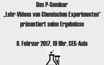 P-Seminar „Lehr-Videos von Chemischen Experimenten“ präsentiert seine Ergebnisse
