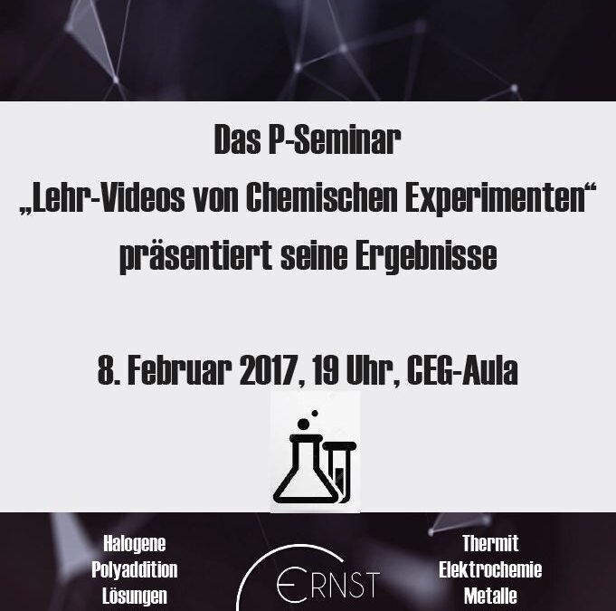 P-Seminar „Lehr-Videos von Chemischen Experimenten“ präsentiert seine Ergebnisse