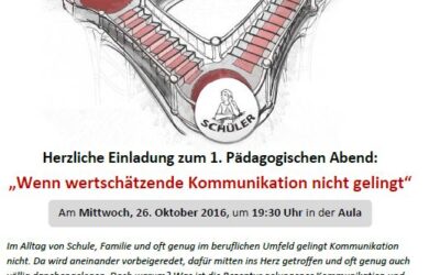 1. Pädagogischer Abend im Schuljahr 2016/17