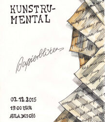 Papierblüten für Augen und Ohren
