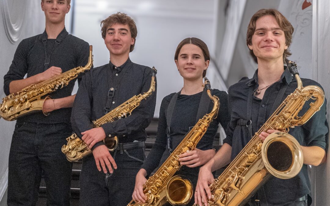 Groove und gute Stimmung bei der Spendenübergabe des Rotary-Clubs