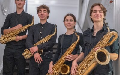 Groove und gute Stimmung bei der Spendenübergabe des Rotary-Clubs
